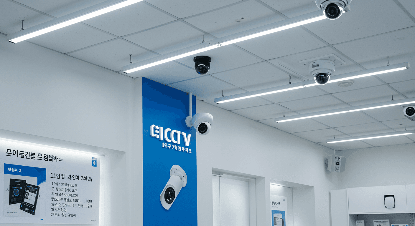 카페 CCTV 설치비용 월 1만원대 실현 가이드 — 10평 매장 카메라 3대 견적 분석